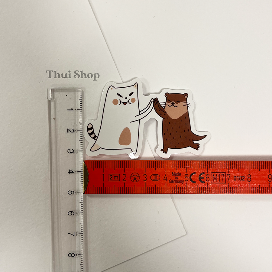 Frankie & Otter Sticker