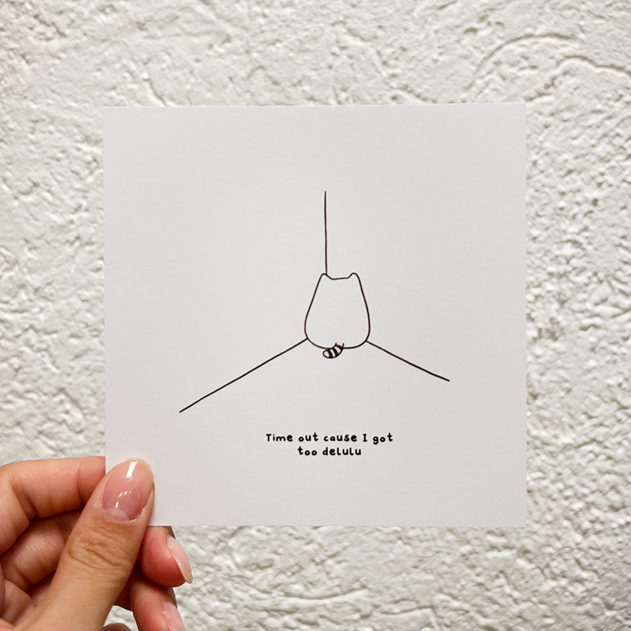 Delulu Frankie Art Print