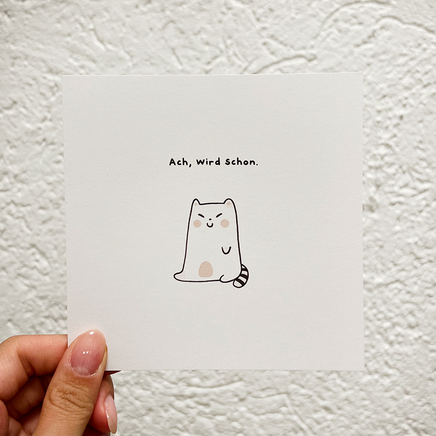 "Ach, wird schon" Frankie Art Print