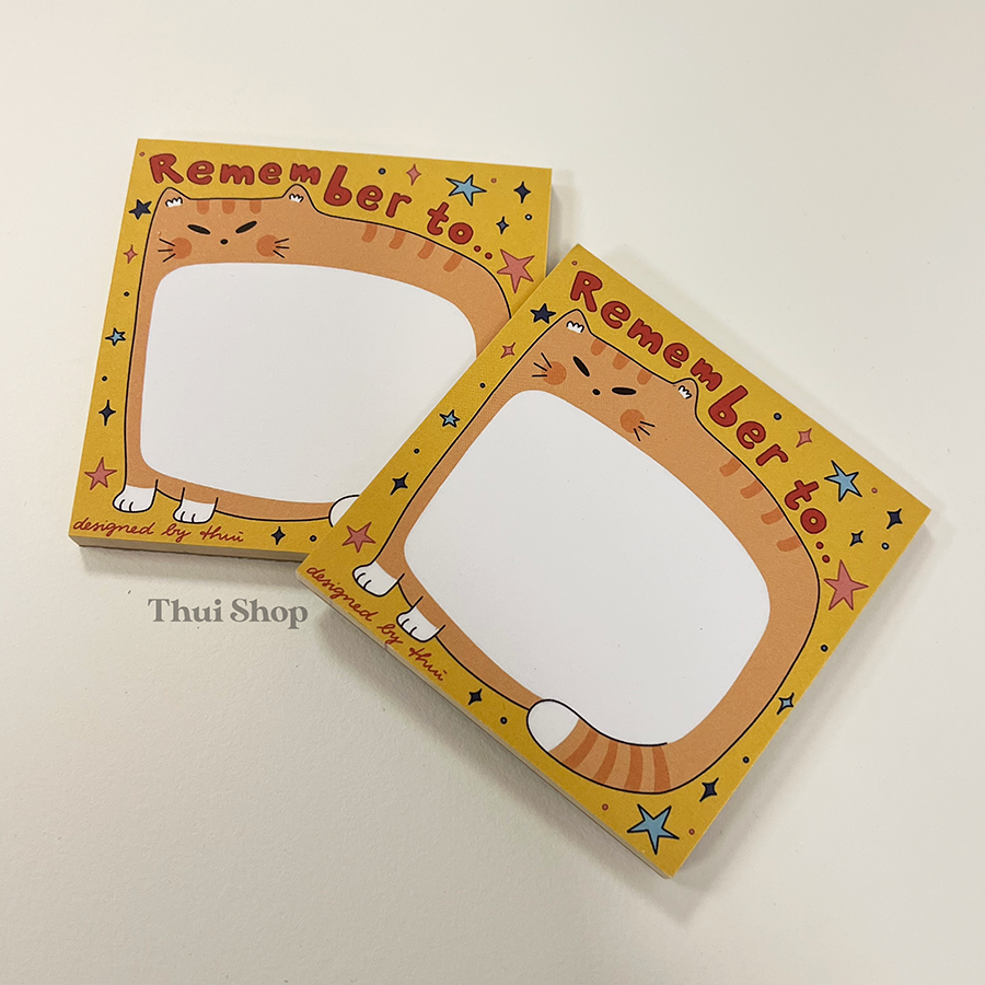 Cat Memo Pad