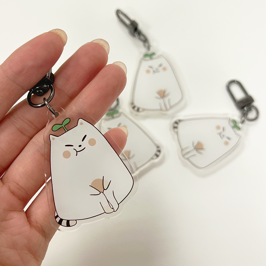 Frankie Sprout Acrylic Keychain