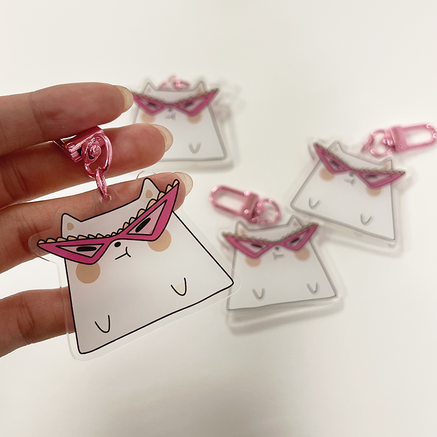 Fabulous Frankie Acrylic Keychain