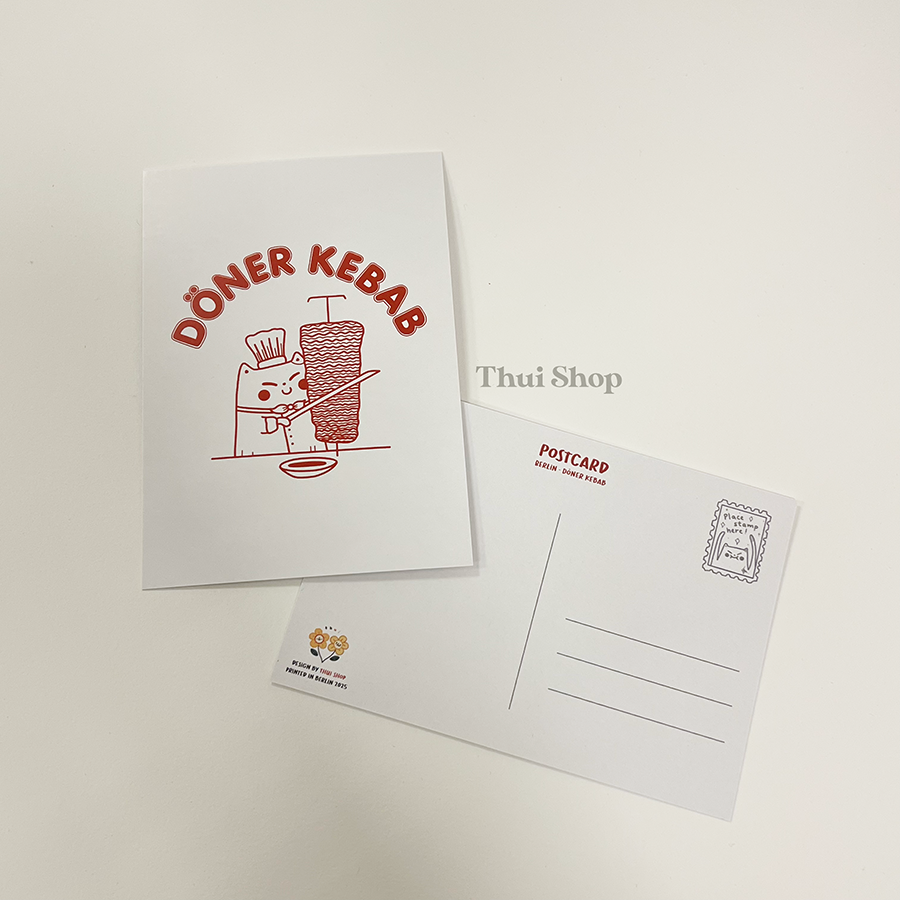 Döner Kebab Frankie Post Card