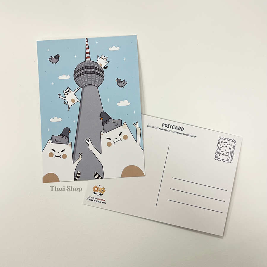 Berlin: Fernsehturm Frankie Post Card