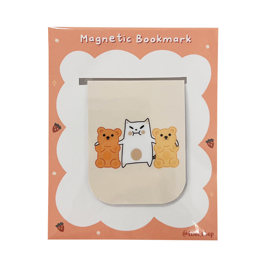 Frankie with gummy bears Magnetic Bookmark