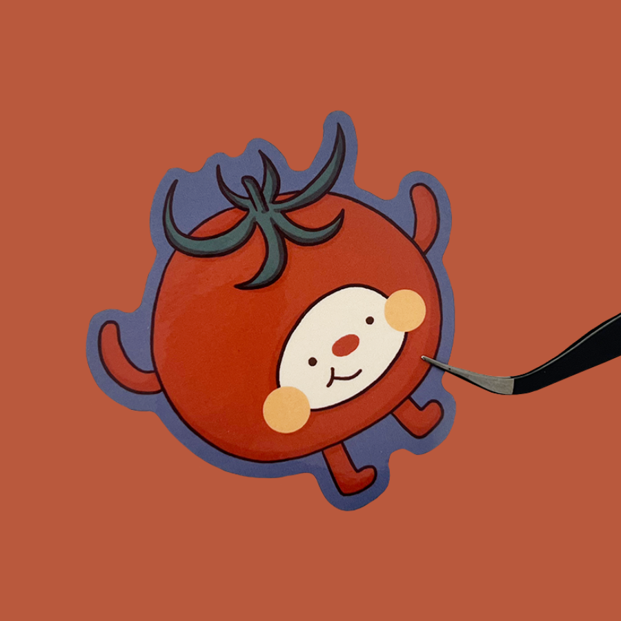 Tom the Tomato Sticker