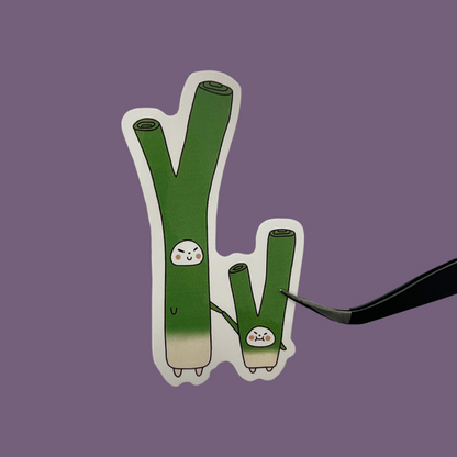 Leek Frankies Sticker