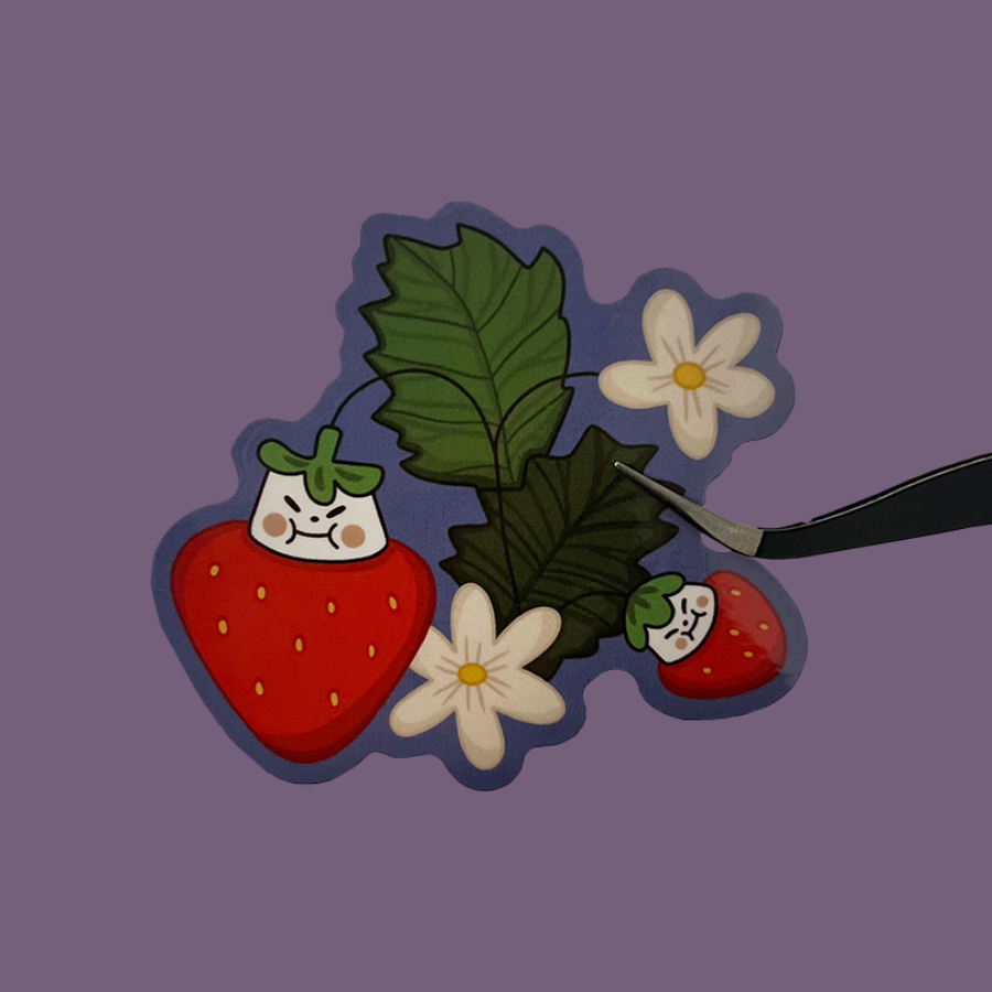 Strawberry Frankie Sticker