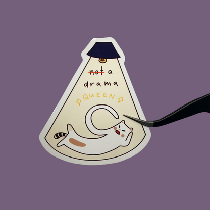 (Not) a Drama Queen Frankie Sticker