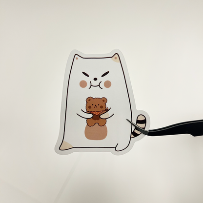 Frankie with Teddy Sticker