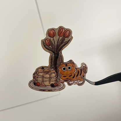 Pomelo with Pancakes Sticker