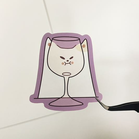 Wine Frankie Sticker