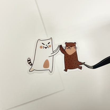 Frankie & Otter Sticker