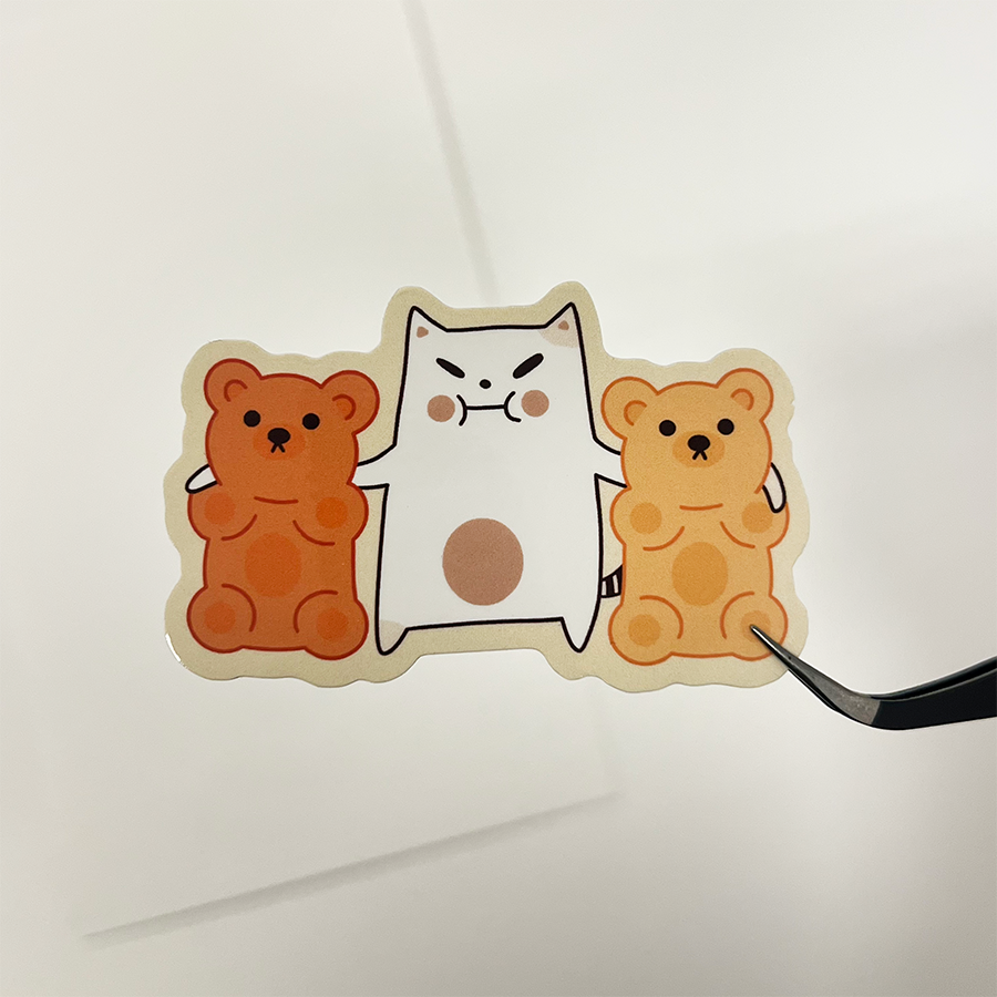 Frankie & Gummy bears Sticker