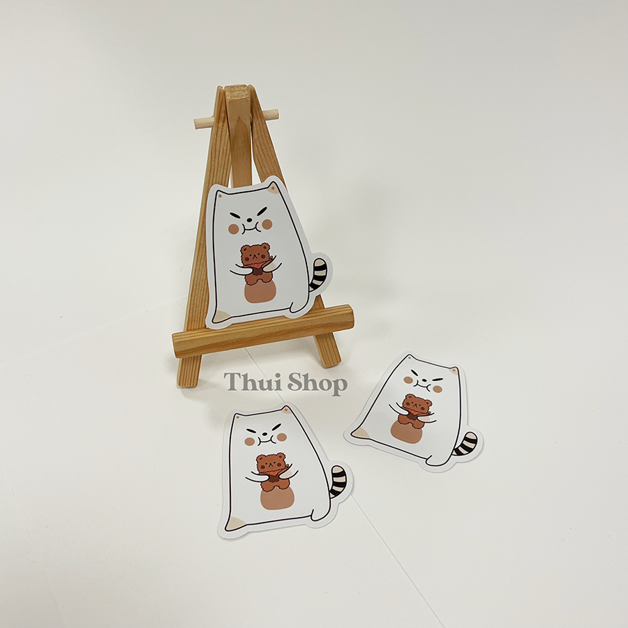 Frankie with Teddy Sticker