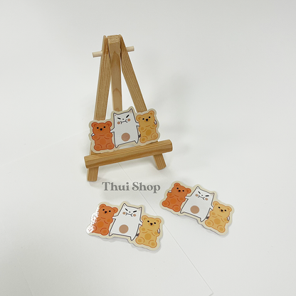 Frankie & Gummy bears Sticker