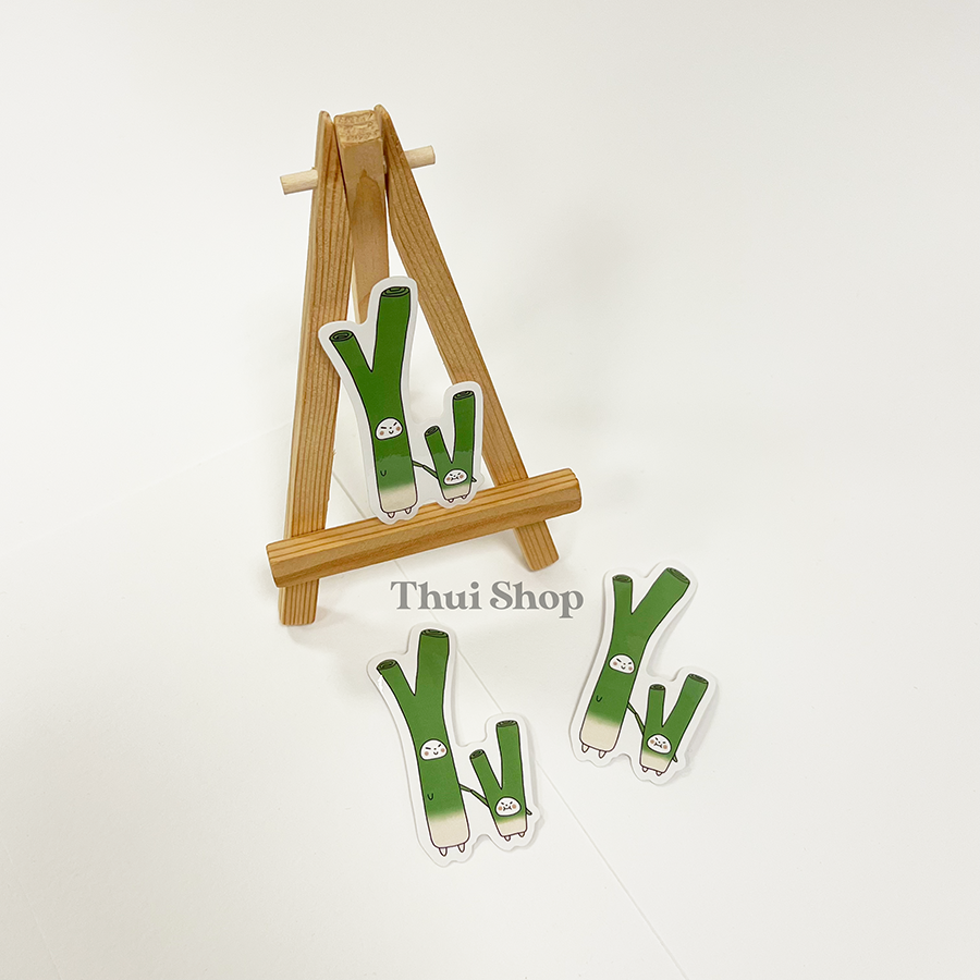 Leek Frankies Sticker