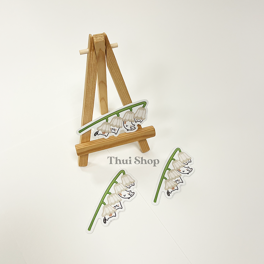 Lily of the valley Frankie Sticker