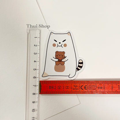 Frankie with Teddy Sticker