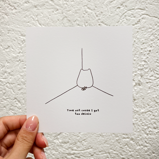 Delulu Frankie Art Print