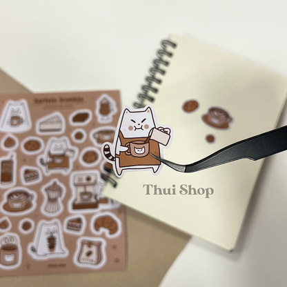 Barista Frankie Sticker Sheet