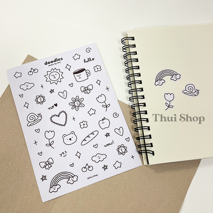 Doodles Sticker Sheet