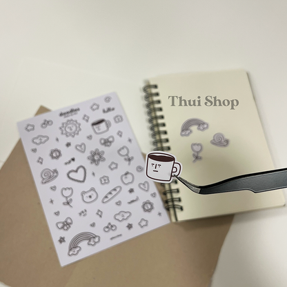 Doodles Sticker Sheet