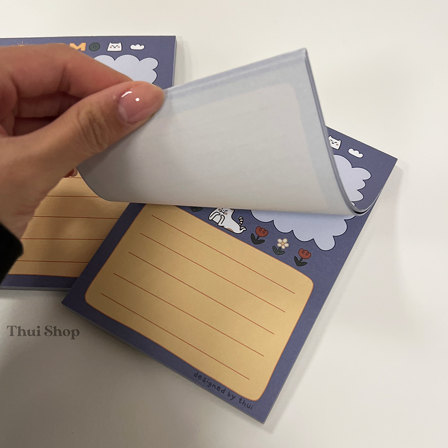 Spring Day Frankie Memo Pad