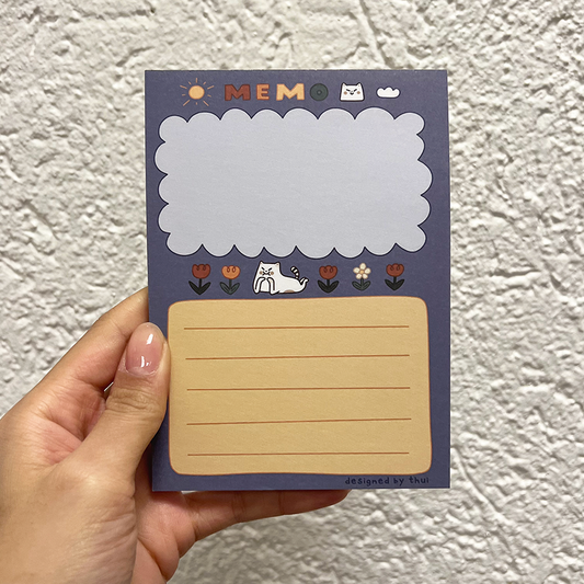 Spring Day Frankie Memo Pad