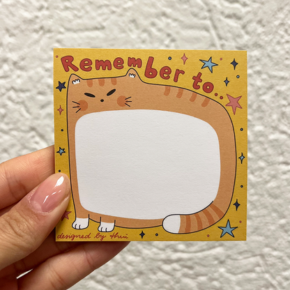 Cat Memo Pad