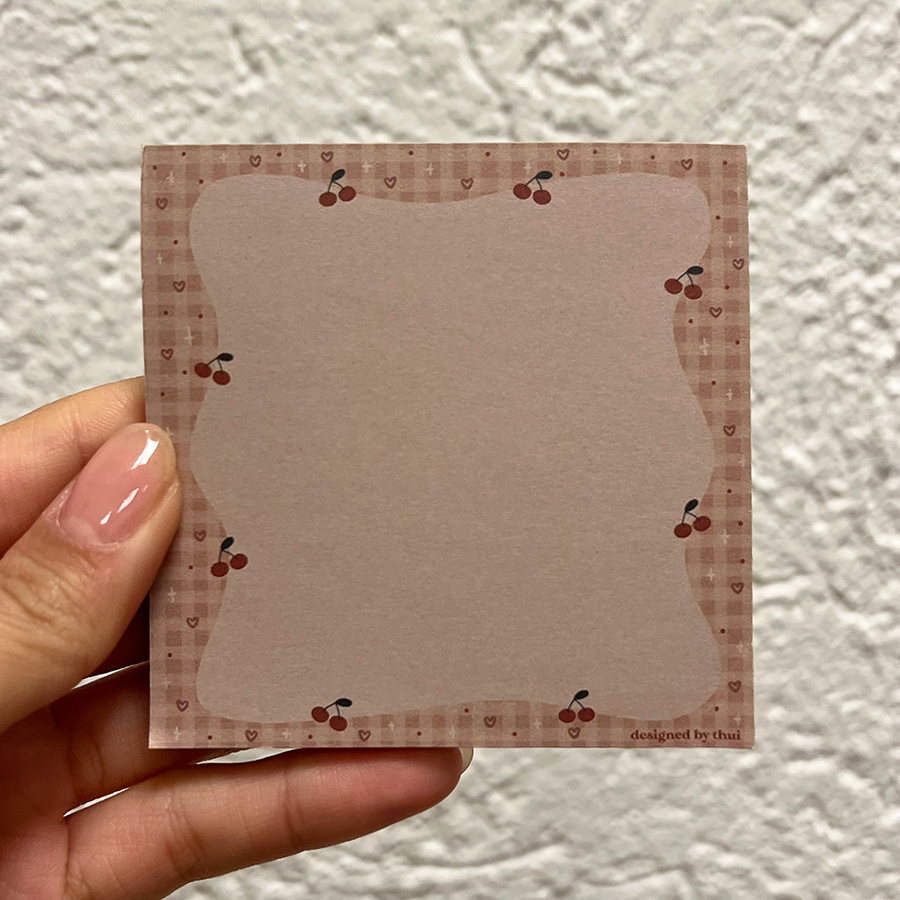 Cherries Memo Pad