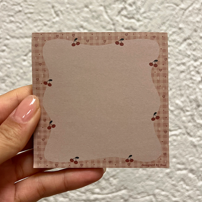 Cherries Memo Pad