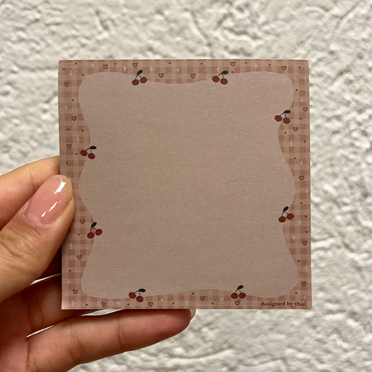 Cherries Memo Pad