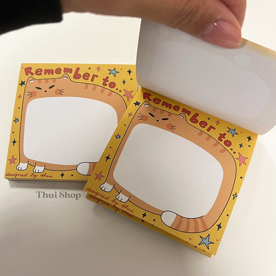 Cat Memo Pad