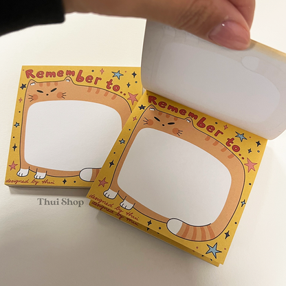 Cat Memo Pad