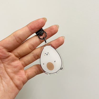 Eggcelent Frankie Acrylic Keychain