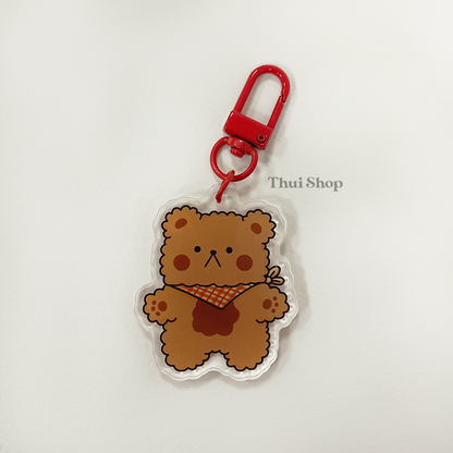 Teddy Acrylic Keychain