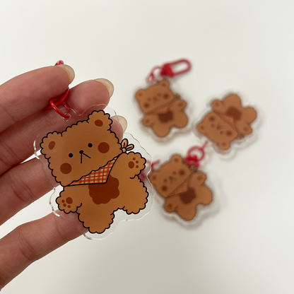 Teddy Acrylic Keychain