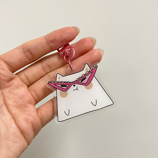 Fabulous Frankie Acrylic Keychain