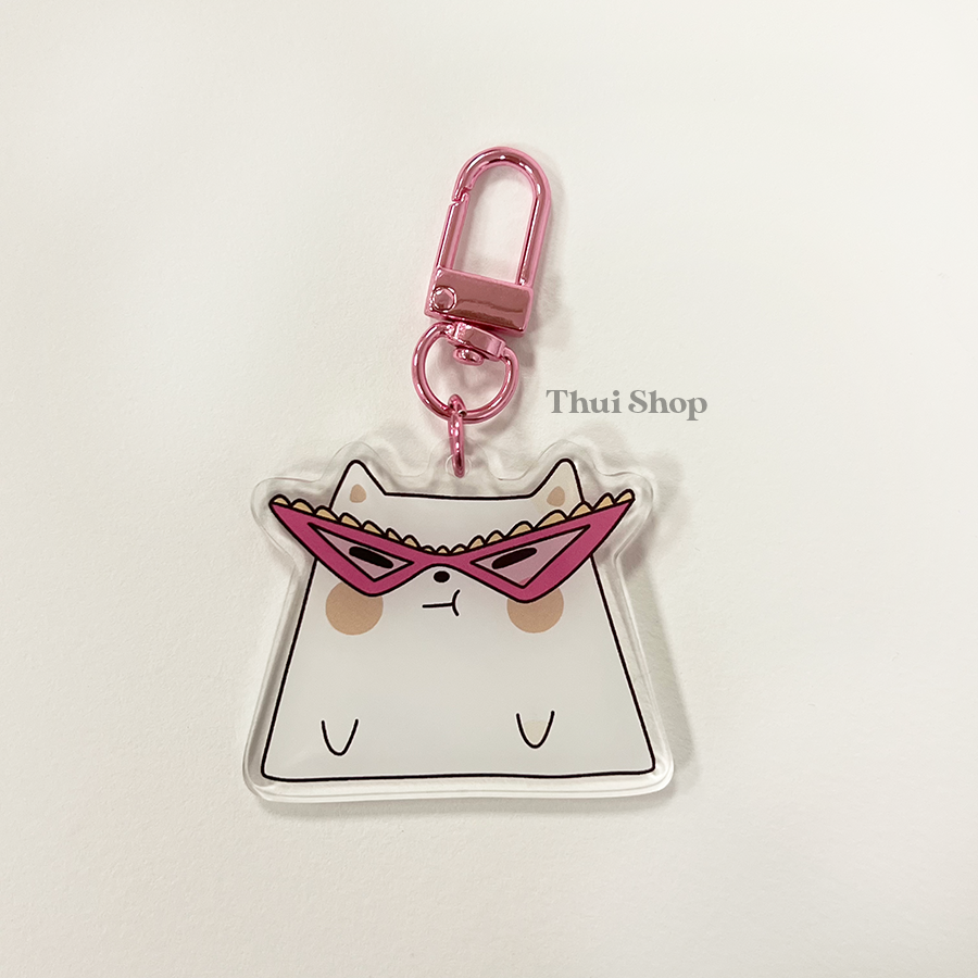 Fabulous Frankie Acrylic Keychain