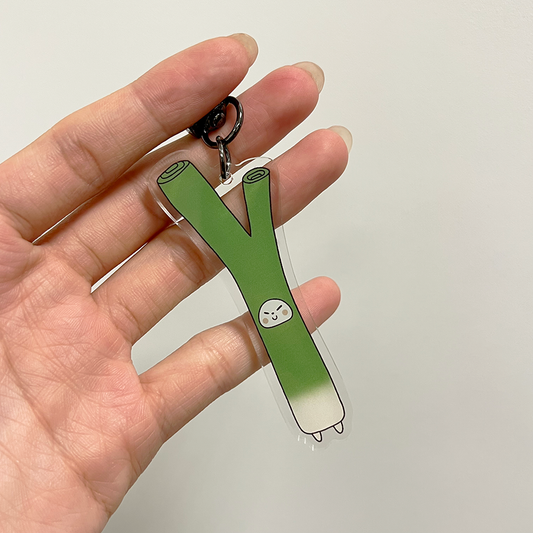 Leek Frankie Acrylic Keychain