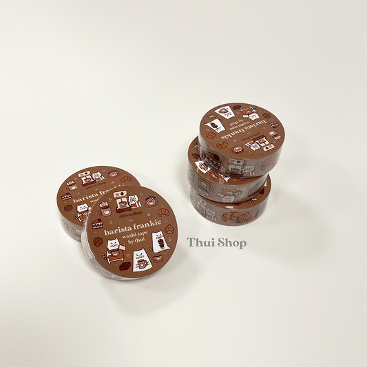 Barista Frankie Washi Tape