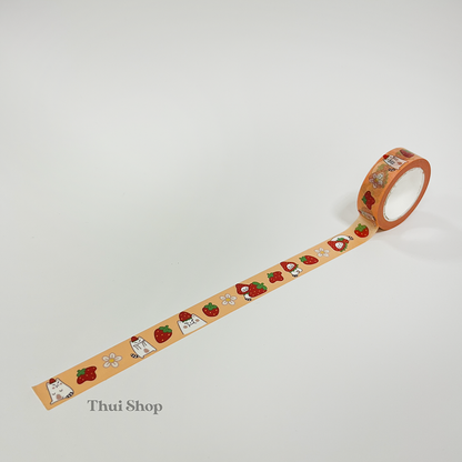 Strawberry Frankie Washi Tape