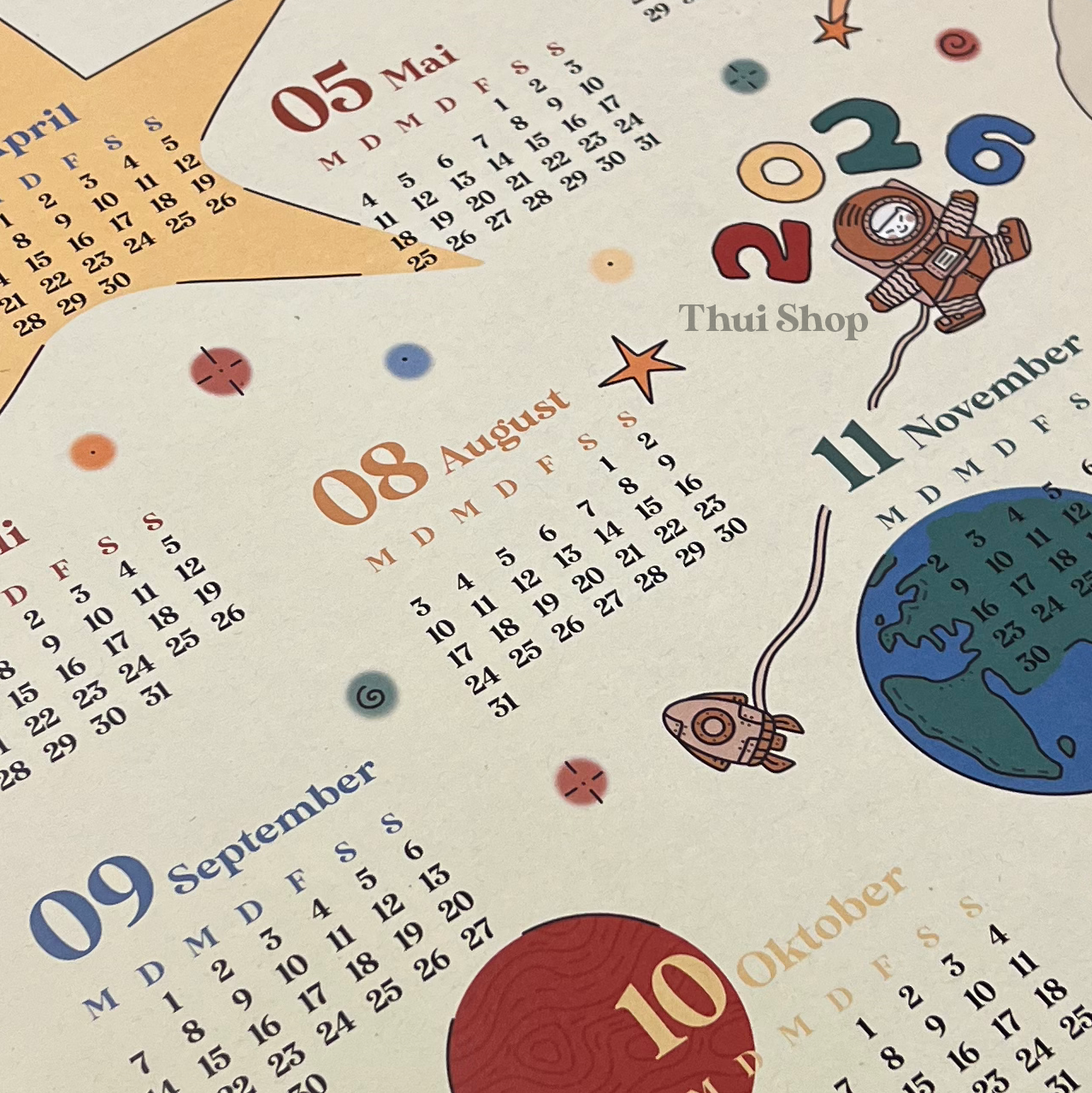 2026 Calendar Poster