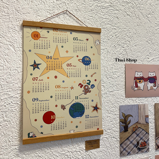 2026 Calendar Poster