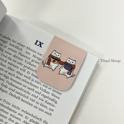 Tea & Coffee Frankie Magnetic Bookmark