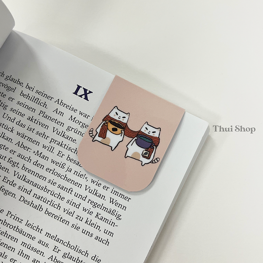 Tea & Coffee Frankie Magnetic Bookmark