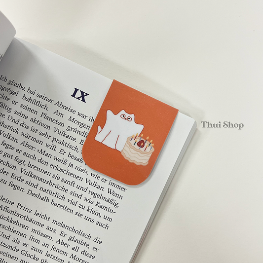 Frankie as birthday ghost Magnetic Bookmark