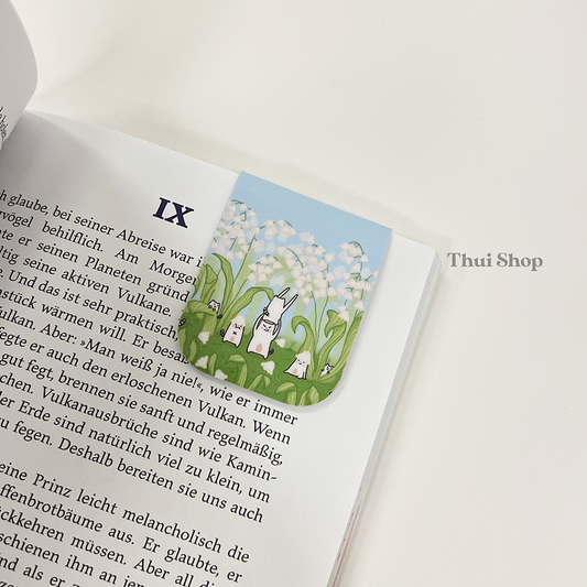 Lily of the valley Frankie Magnetic Bookmark