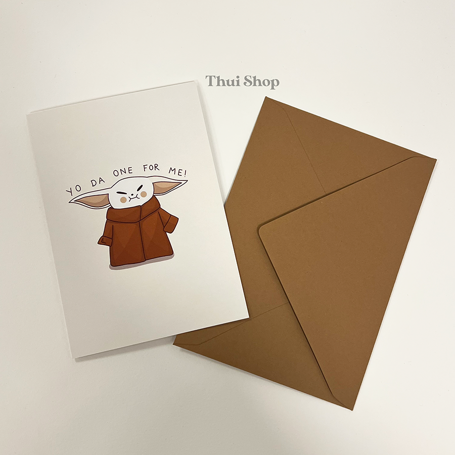 Yo da one for me Frankie Greeting Card